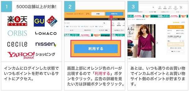 インカムツールバー使い方