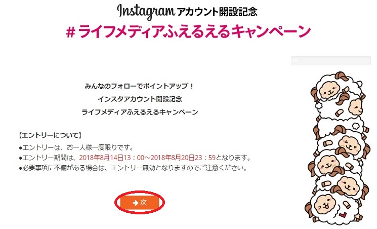 ライフメディアふえるえるキャンペーン