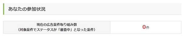 現在の取り組み案件数