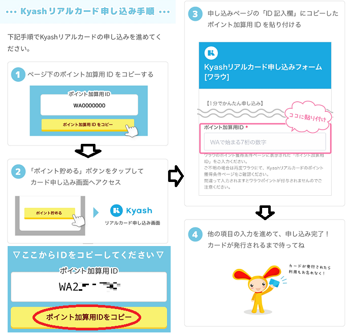 Kyash申込み手順