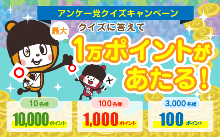 マクロミル クイズ回答で1万円が当たる 応募は簡単なので皆で応募しよう