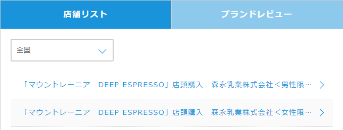 性別別モニター