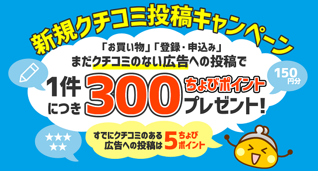 口コミ投稿キャンペーン