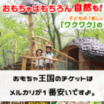 おもちゃ王国のチケットはメルカリが1番安いですよ。