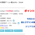 ポイントインカム　今月のネズ吉捕獲は金とゴブリンに挑戦。